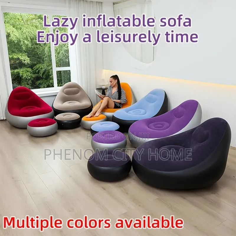 Inflatable Sofa Seat With Stool