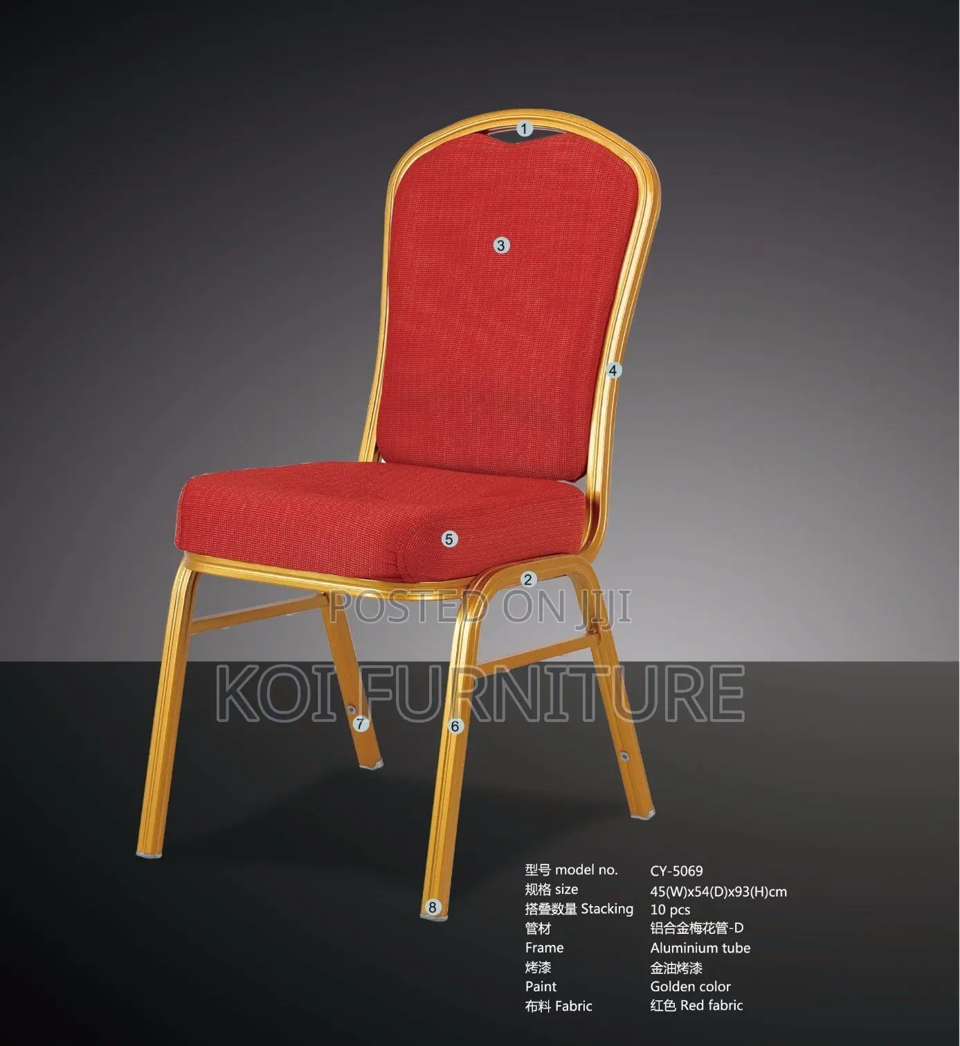 Office Chair; Office Banquet Armless Events Chairs