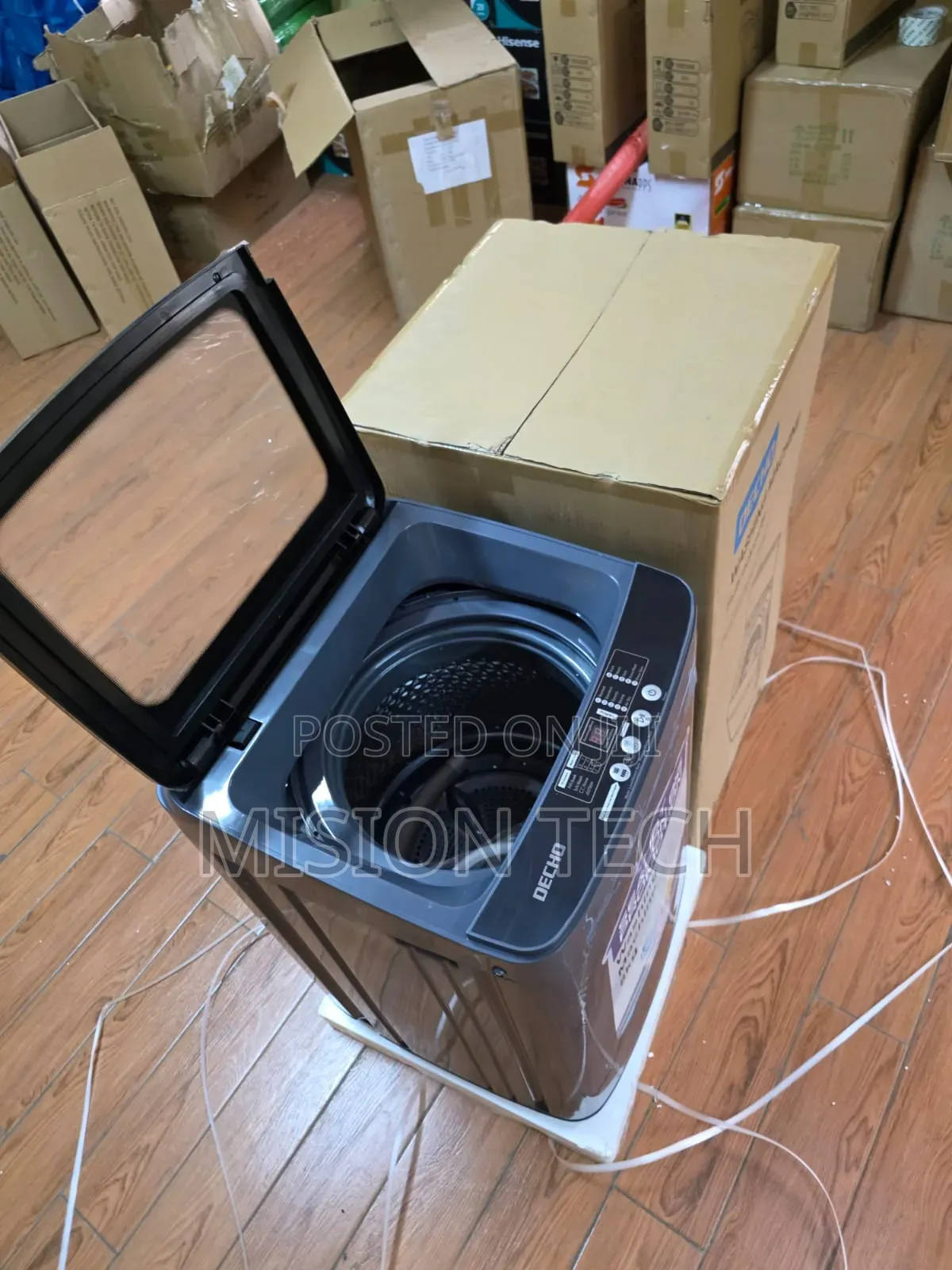 Decho 8kg Fully Automatic Top-Load Washing Machine 