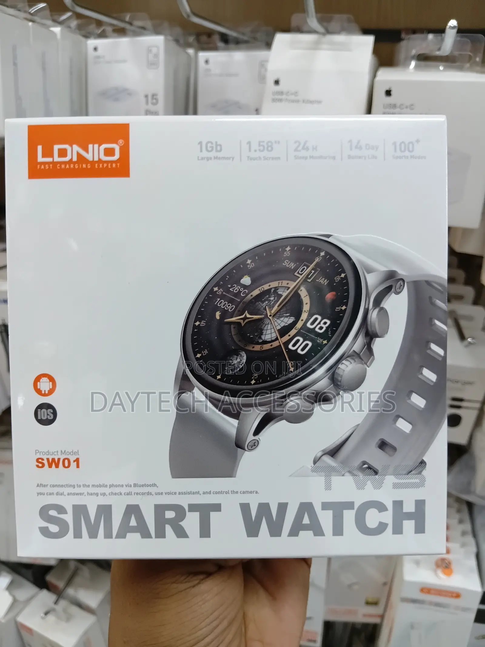 Ldnio Sw01 Advanced Smart Watch With 1.58 Inch Amoled Display