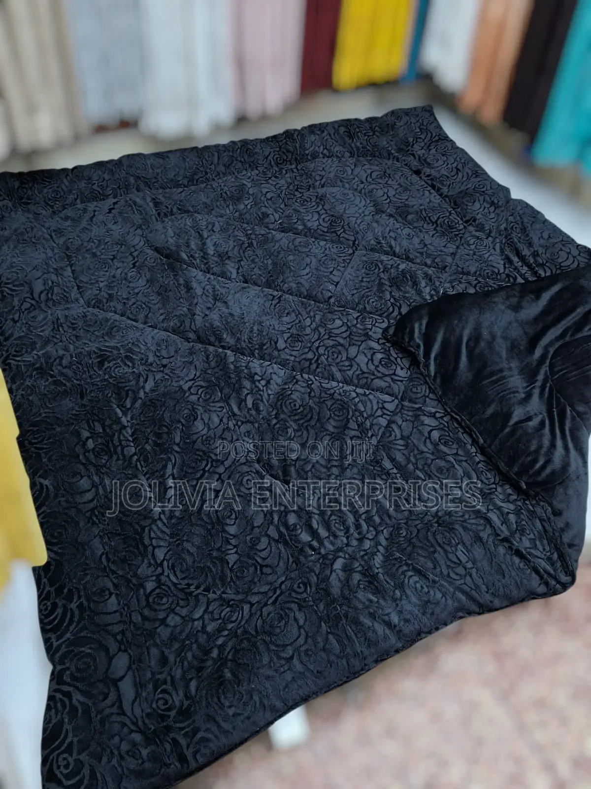 Plain Single Cabbage Print Duvet