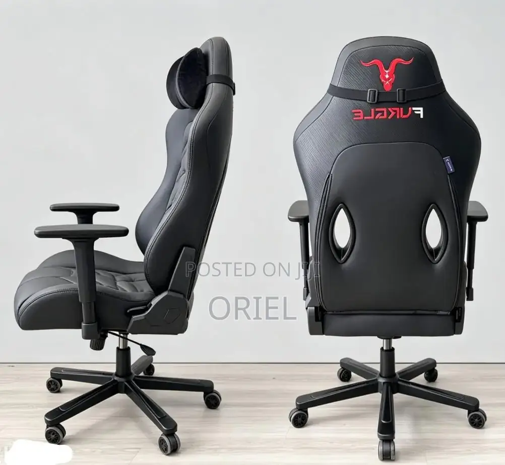 Office Gaming Chair : Black Ergonomic Gaming Chair