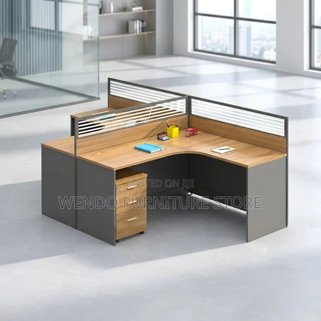 Office Workstation : 2-Way L-Shaped Workstation