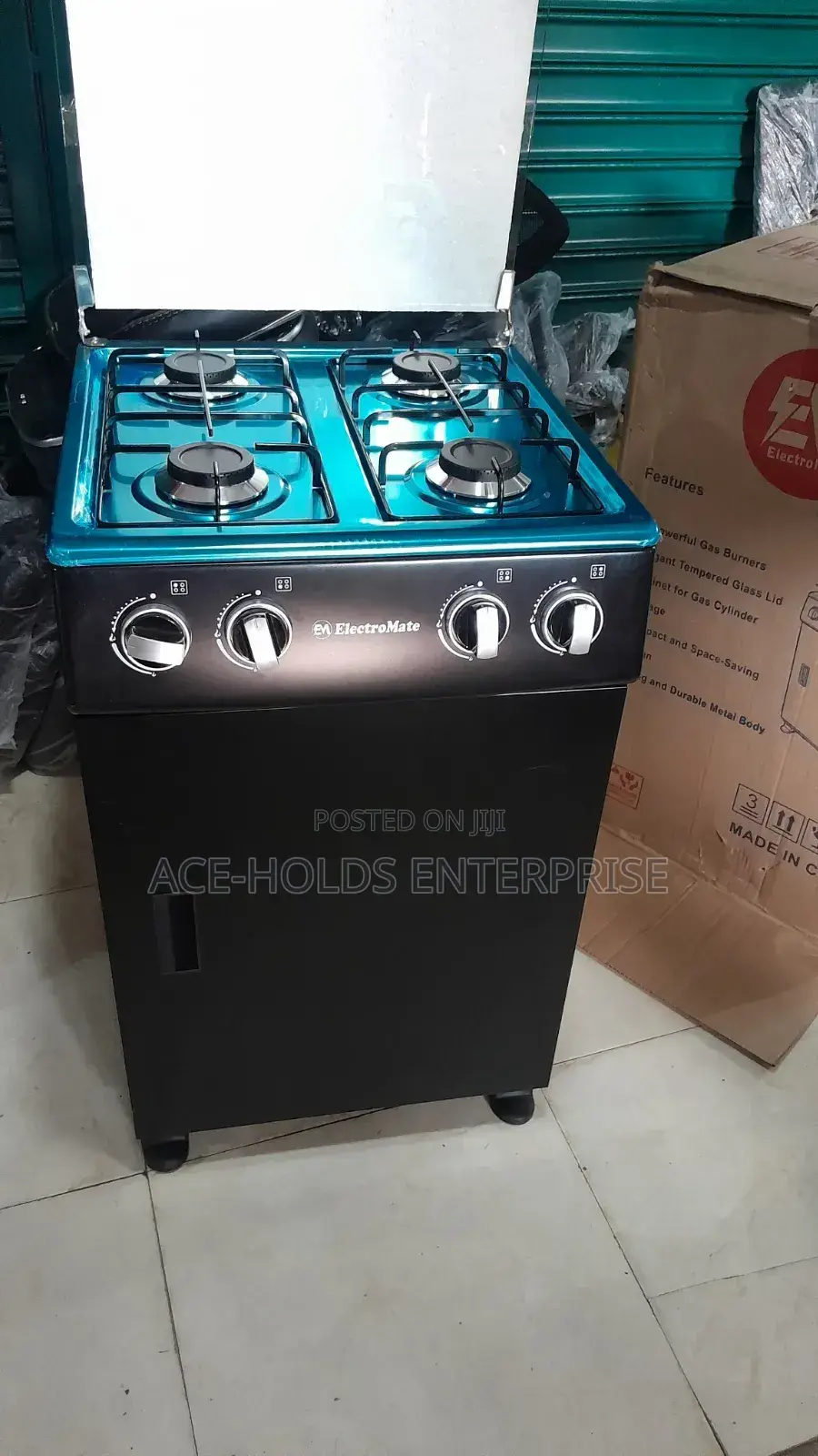 Electromate Full Gas - 50*55 Cooker With Gas Cabinet/ Jet Valve