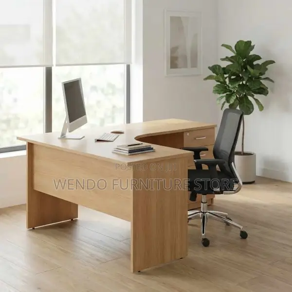 Office Desk : 1.2m L-Shaped Office Desk