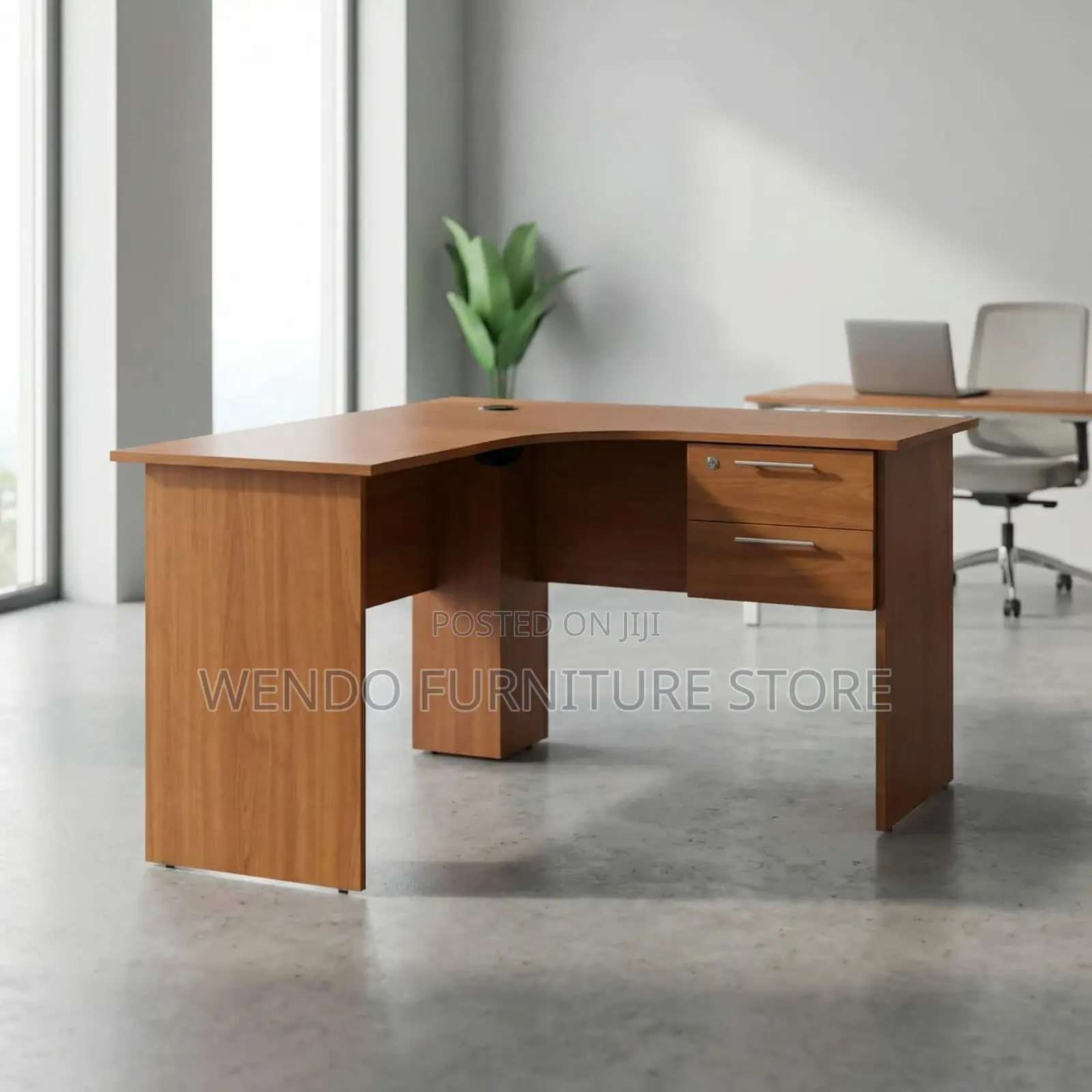 Office Desk : 1.2m L-Shaped Office Desk