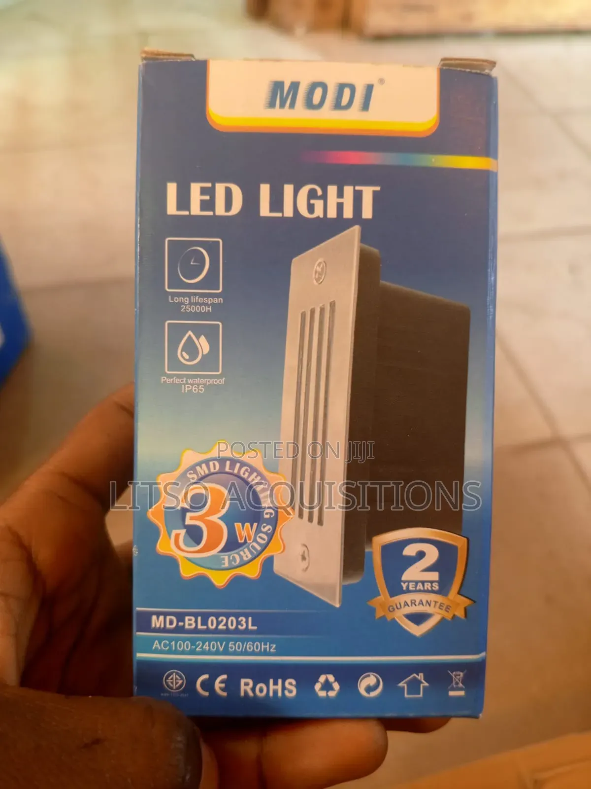 3w Indoor/Outdoor Decorative Grille-Type Led Stair Light