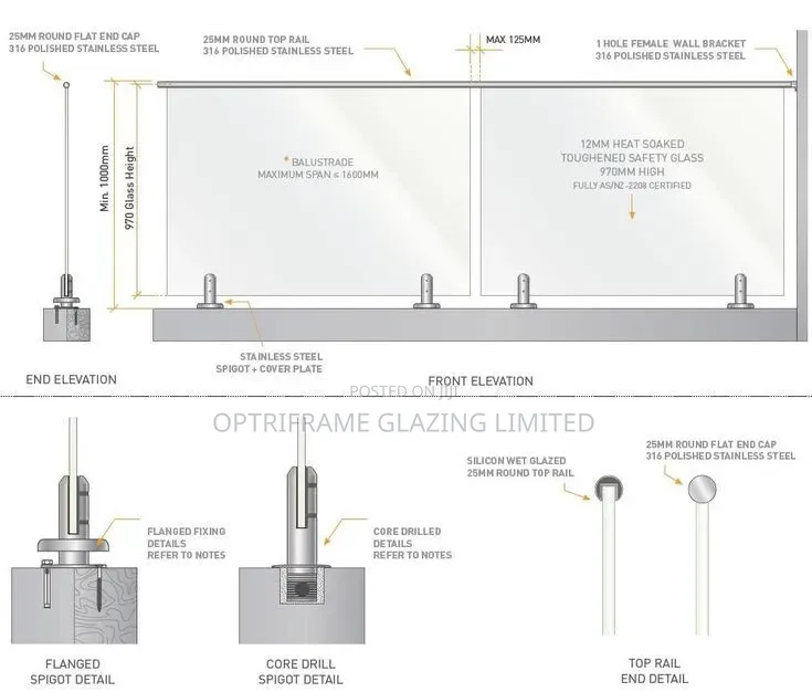Glass Railings and Balustrades