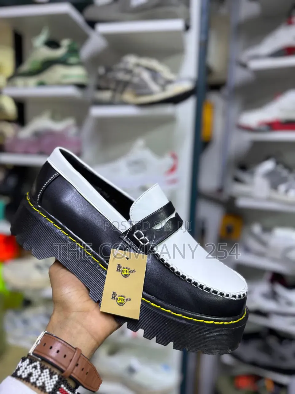 Quality Slip on Leather Doctor Martin Loafer Shoes