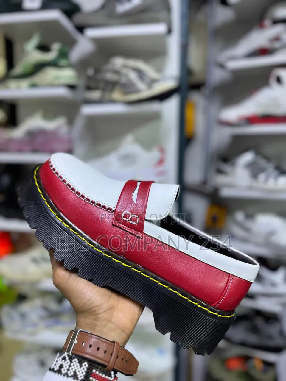Quality Slip on Leather Doctor Martin Loafer Shoes