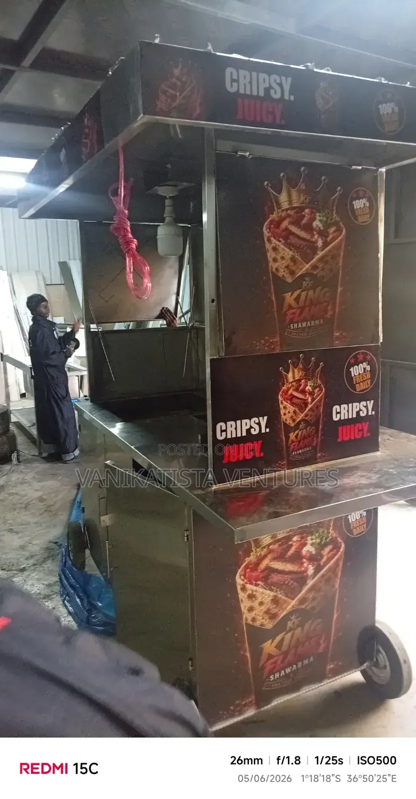 Quality Food Cart For Shawarma