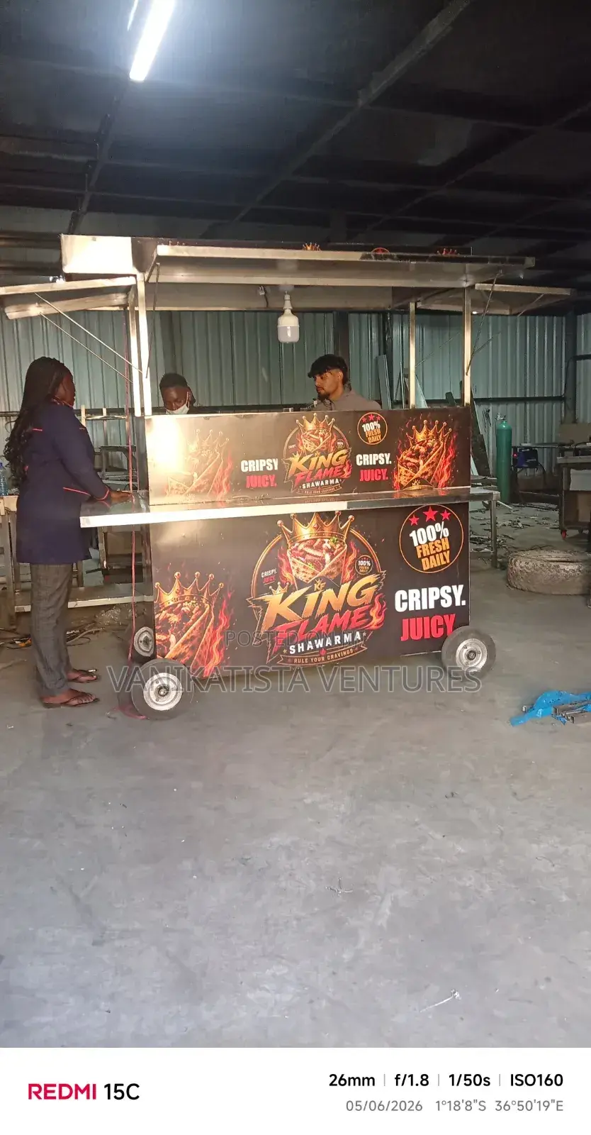 Quality Food Cart For Shawarma