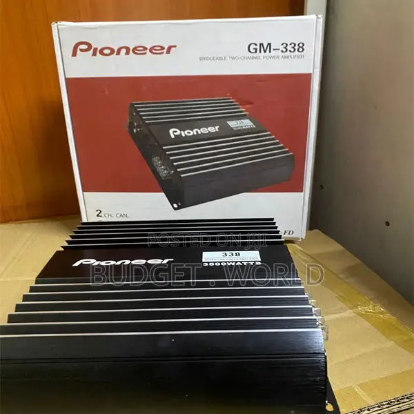 Pioneer Gm338 3500w Car Audio Amplifier – Deep Bass and Clear Sound