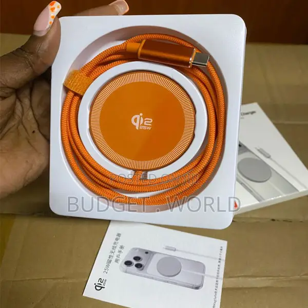 Qi2 Magnetic Fast Charger 25w – Premium Wireless Charging Pad for Sma