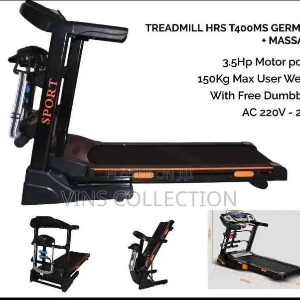 Auto Incline Treadmill With Massage Belt