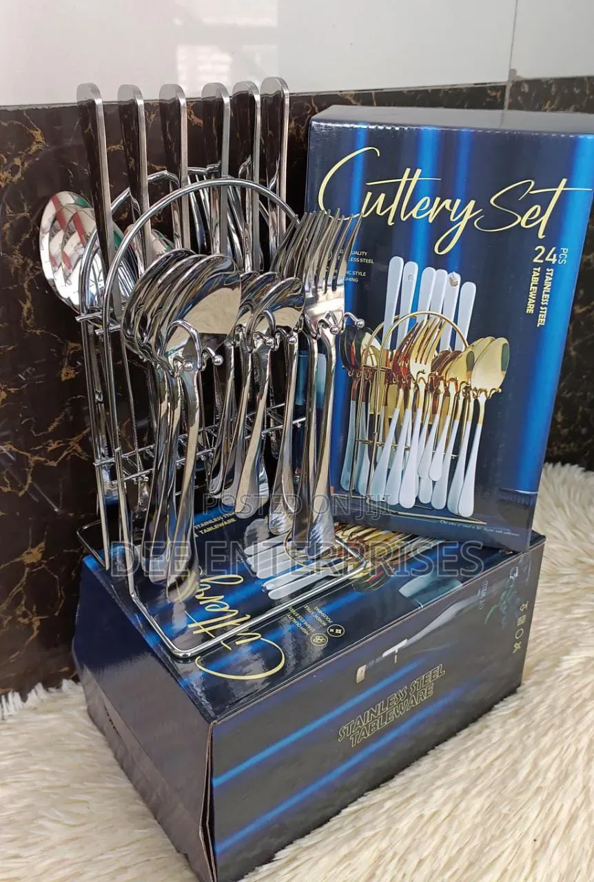 24 Pieces Stainless Steel Cutlery Set