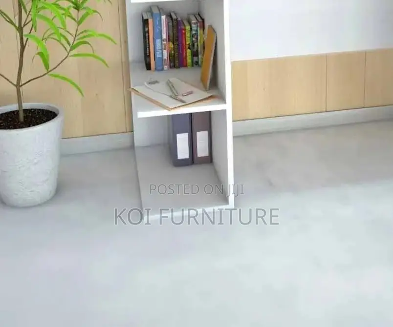 Office Desk; 1200mm Clerical Office Desk With Book Cabinet