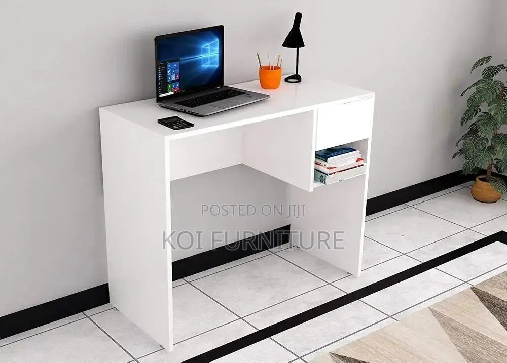 Office Desk; 1200mm Clerical Office Desk With Book Cabinet