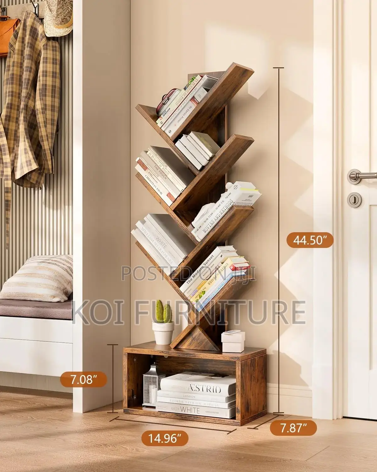 Storage Units; Home Office Tree-like Bookshelf Units