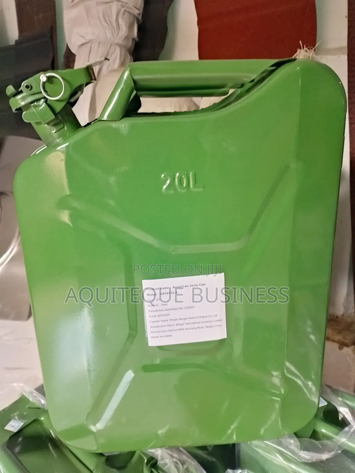 Fuel Jerry Can 20l Capacity