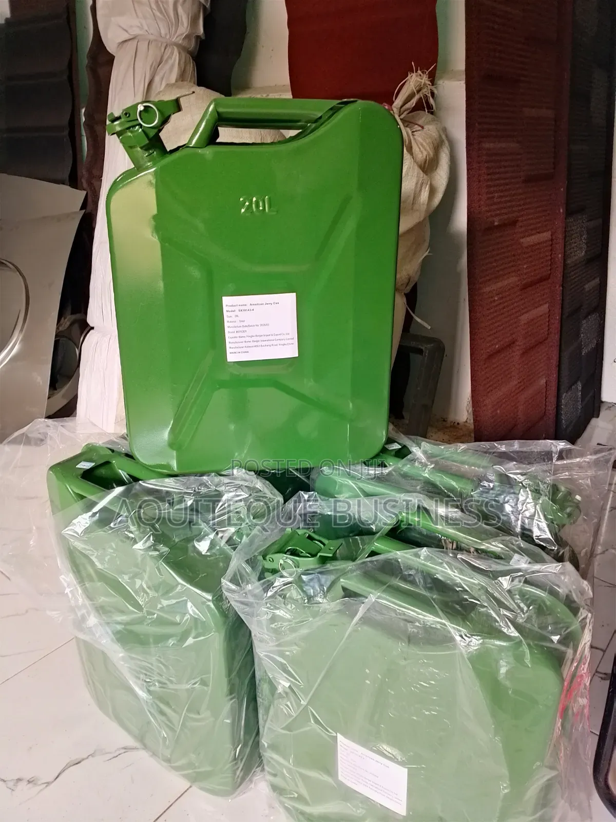 Fuel Jerry Can 20l Capacity