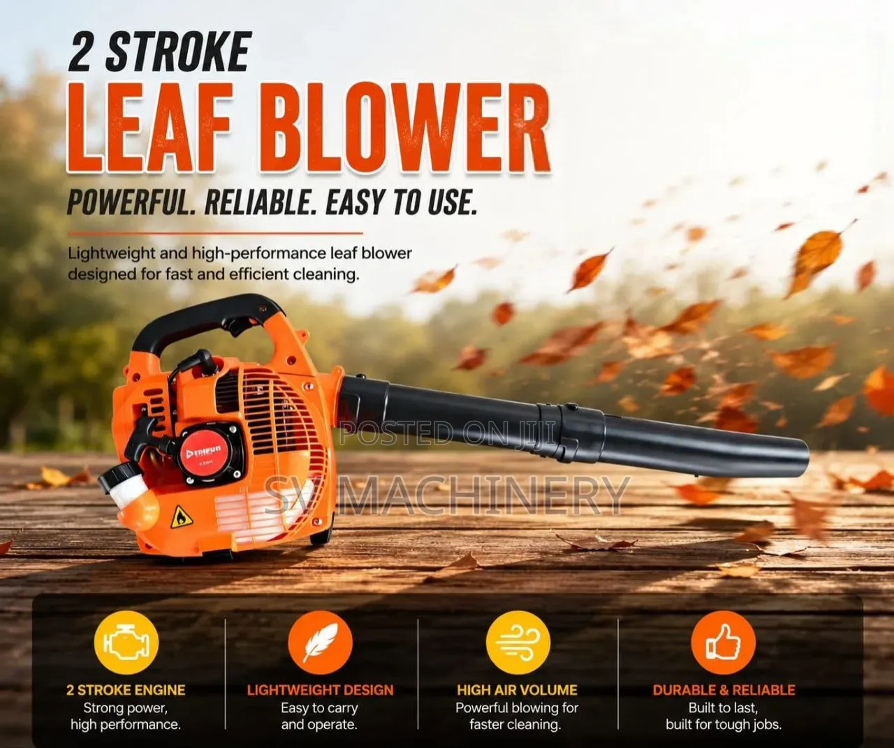 Heavy Duty 2 Stroke Petrol Leaf Blower