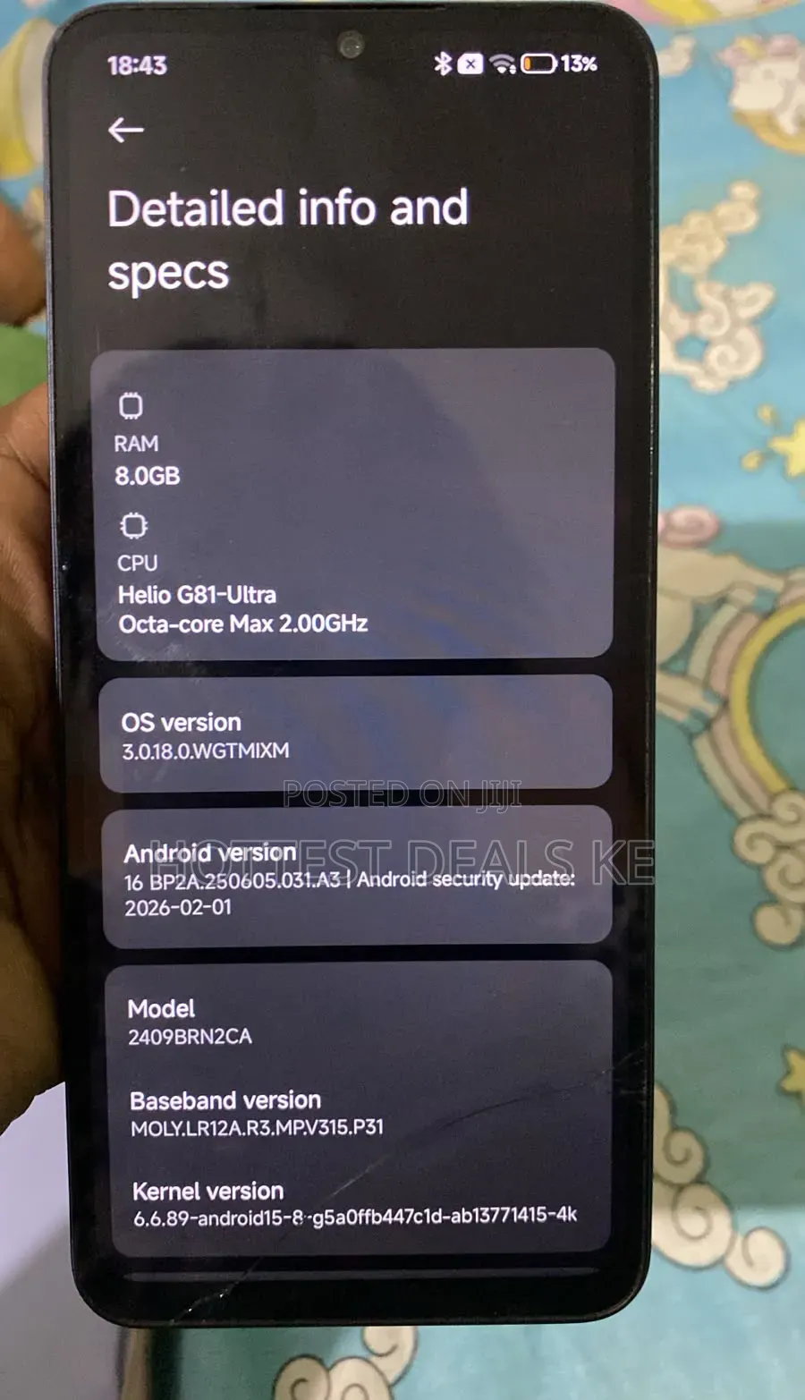 Xiaomi Redmi 14C 256 GB Blue