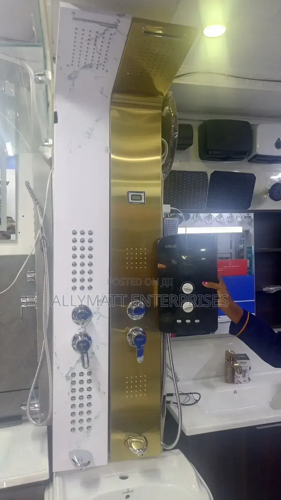 Complete Shower Panel With Instant Water Heater