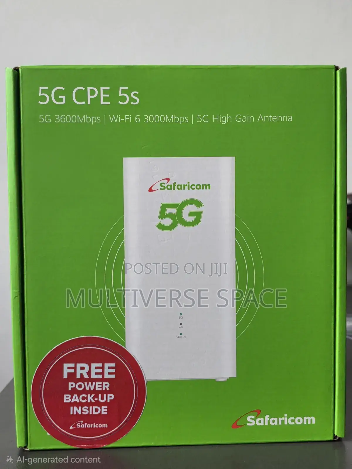 Safaricom 5g Wi-Fi 6 Huawei Wireless Router 3700mbps With Powerbank