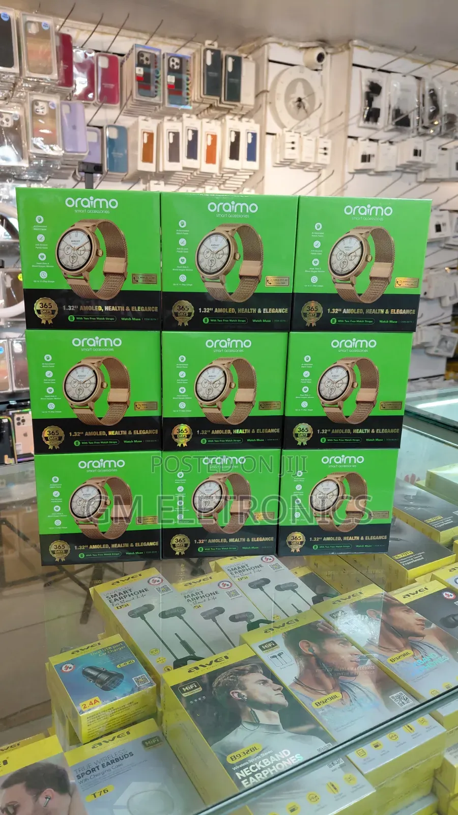 Oraimo Muse Rose Gold Smart Watch.