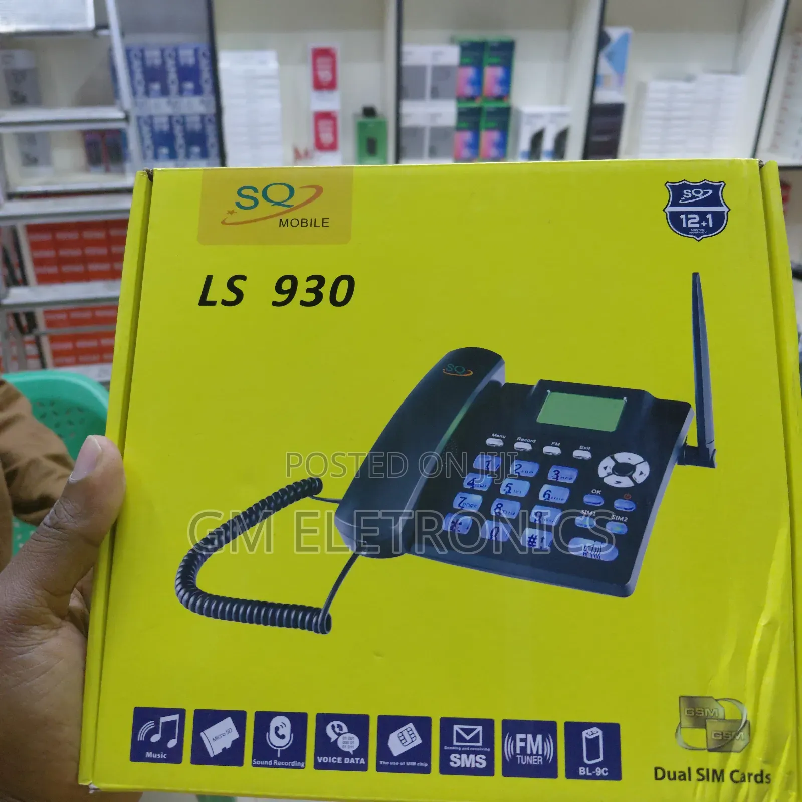 Sq Ls 930 Fixed Wireless Landline Phone GSM SMS Fm Micro Sd Dual Sim