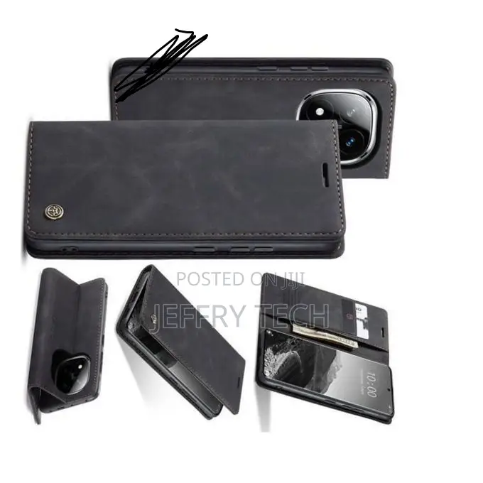 Caseme Wallet Flip Cover for Xiaomi Redmi Note 14 Pro/+ Plus Leather E