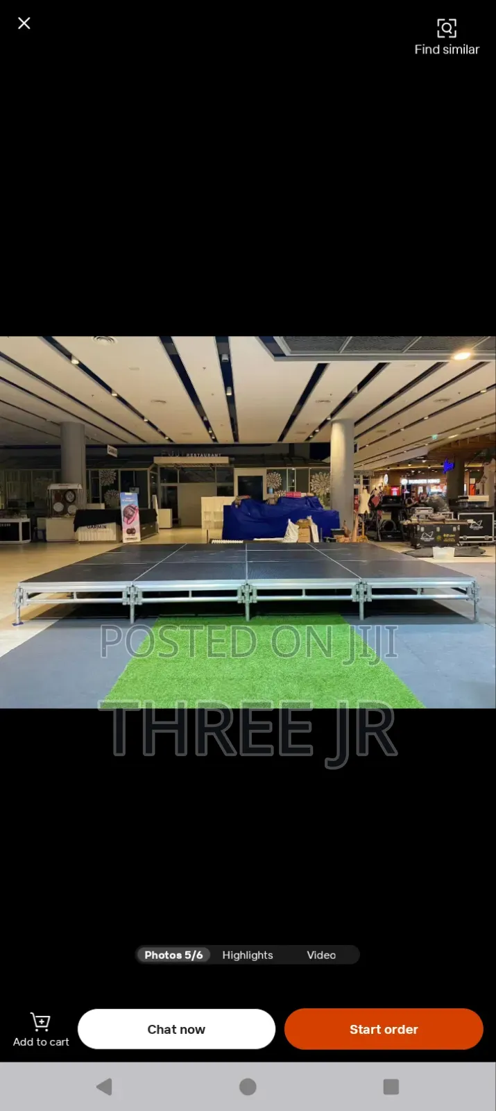 Stage Best Aluminium Framed Type for Hire Available