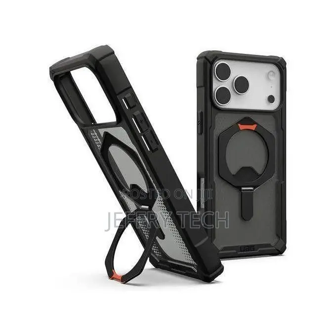 Org Gear Uag 17 Pro Max Case Black Pop Orange