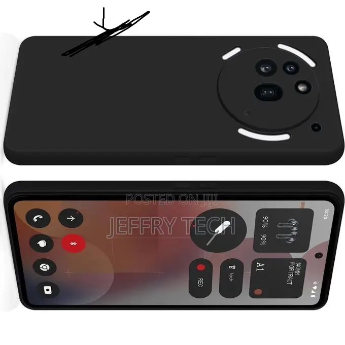 Silicon Silicone Case Compatible With Nothing Phone 3a Pro, Full Body