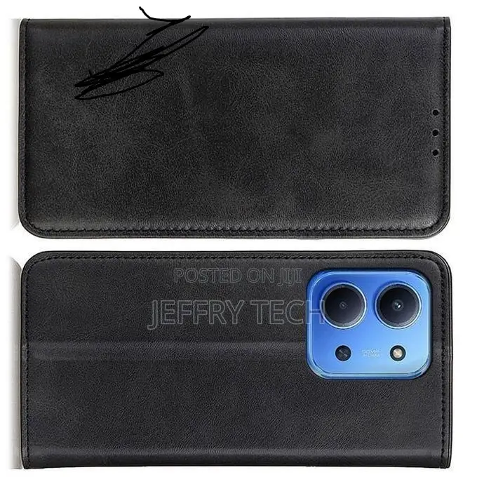 Caseme Redmi 15c Flip Cover Black