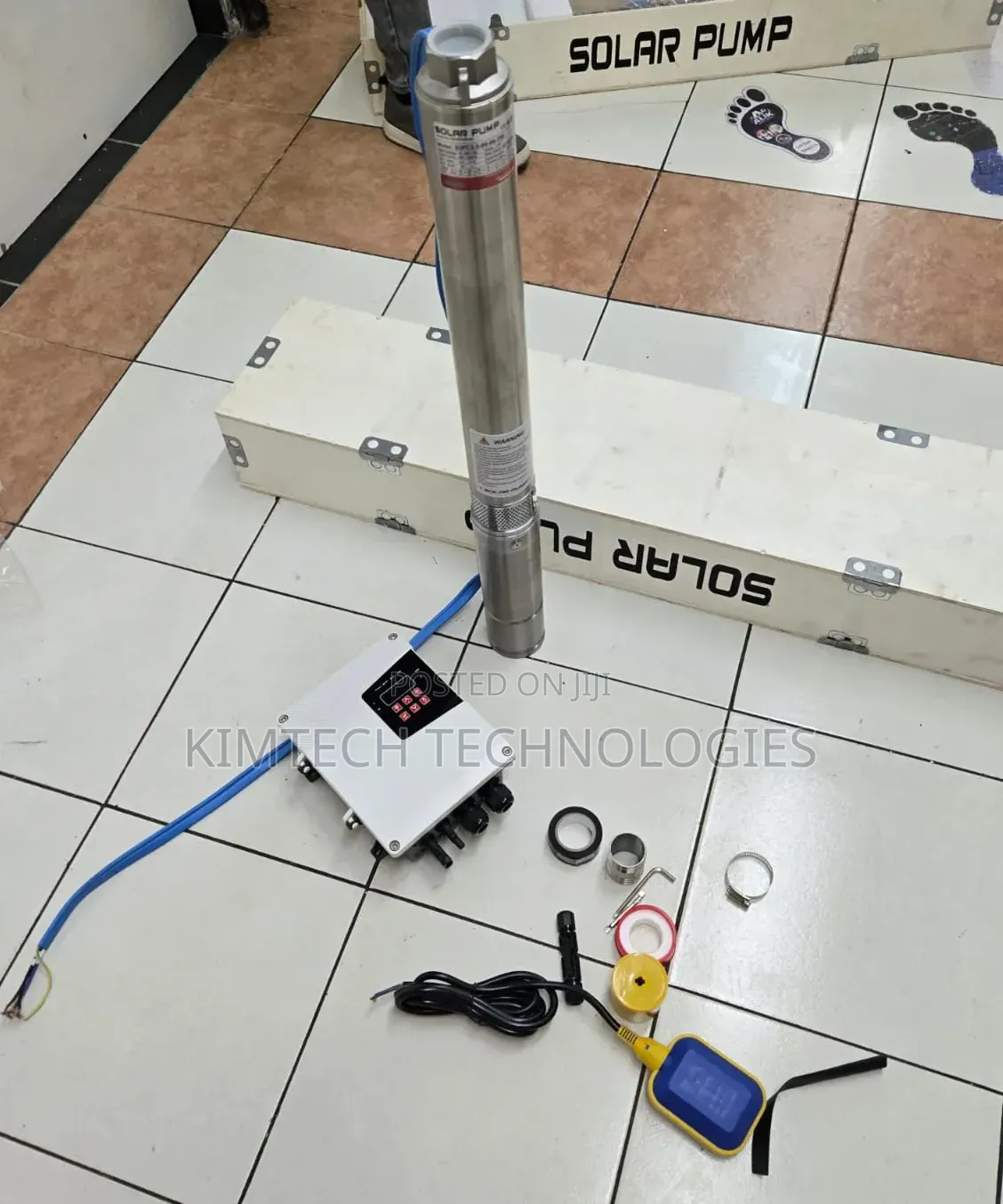 750w 96v 95m Head Dc Submarine Pump With MPPT Controller