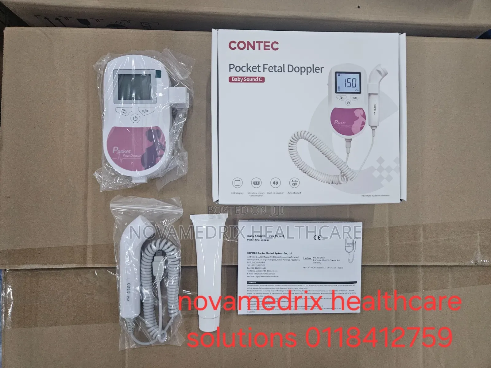 Feotal Doppler Rechargeable Handheld