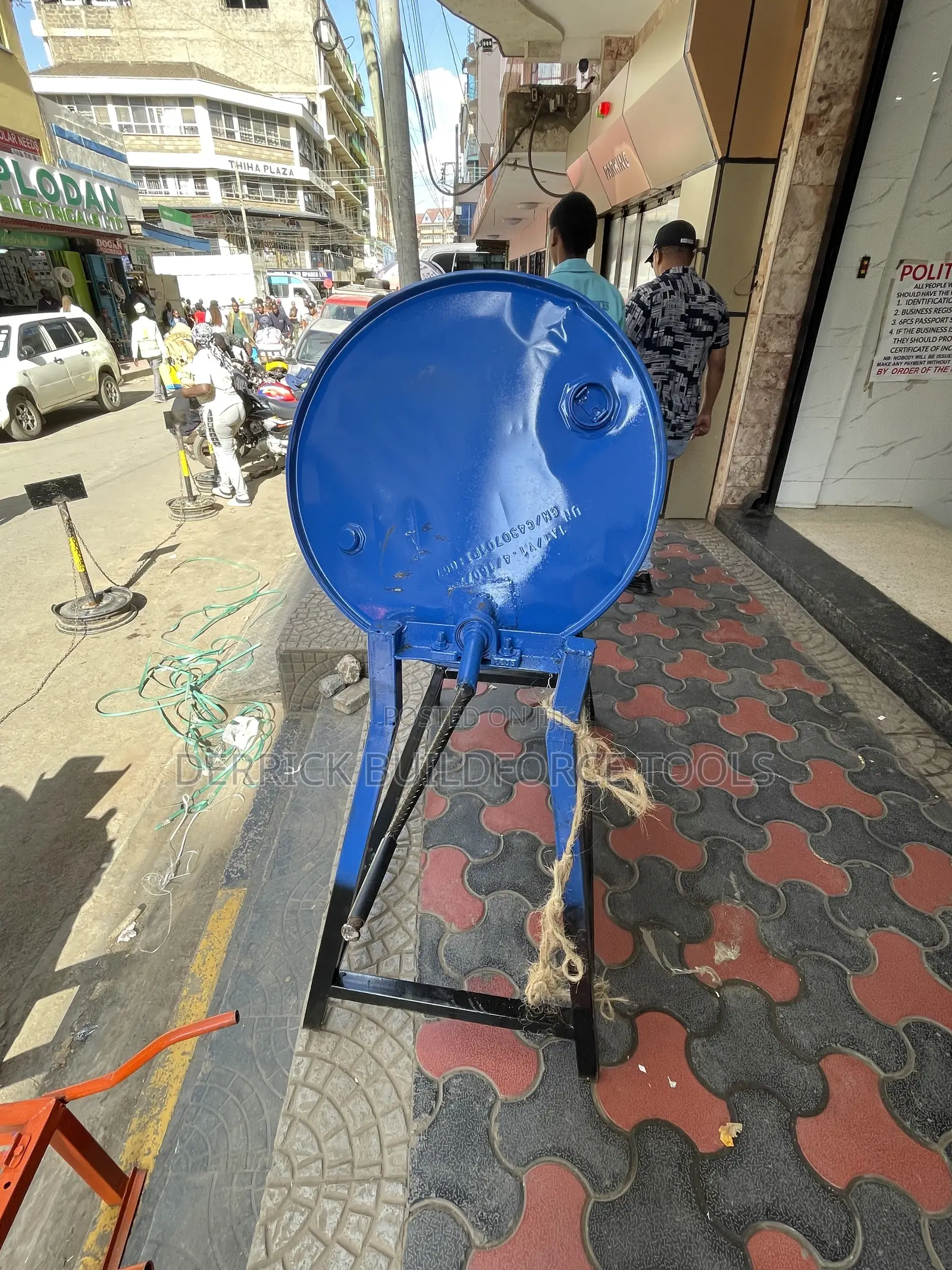 Manual Drum Feed Mixer