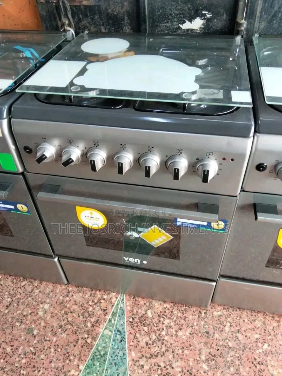 Silver Von Cooker 3+1 Size 60 by 60