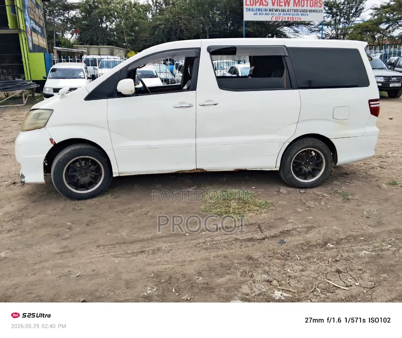 Toyota Alphard 2.4 Hybrid AWD 2007 White