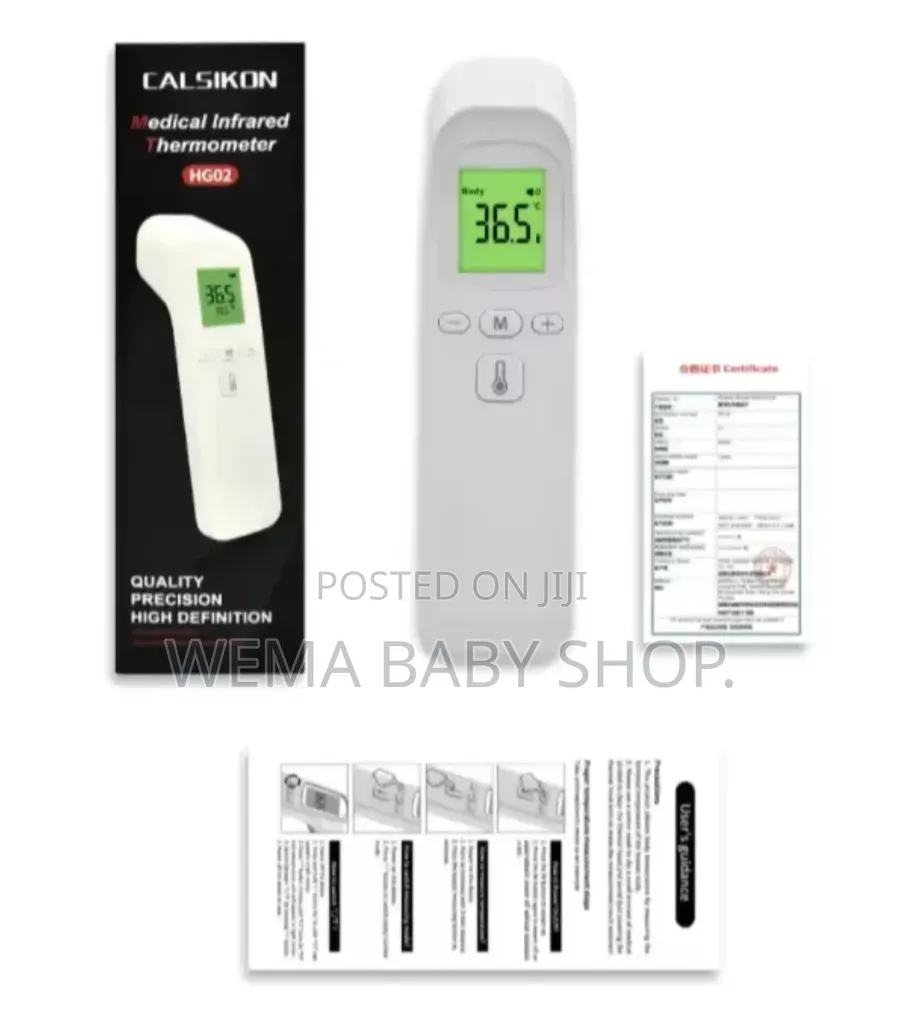 High Precision Baby/Adult Digital Medical Infrared Thermometer.