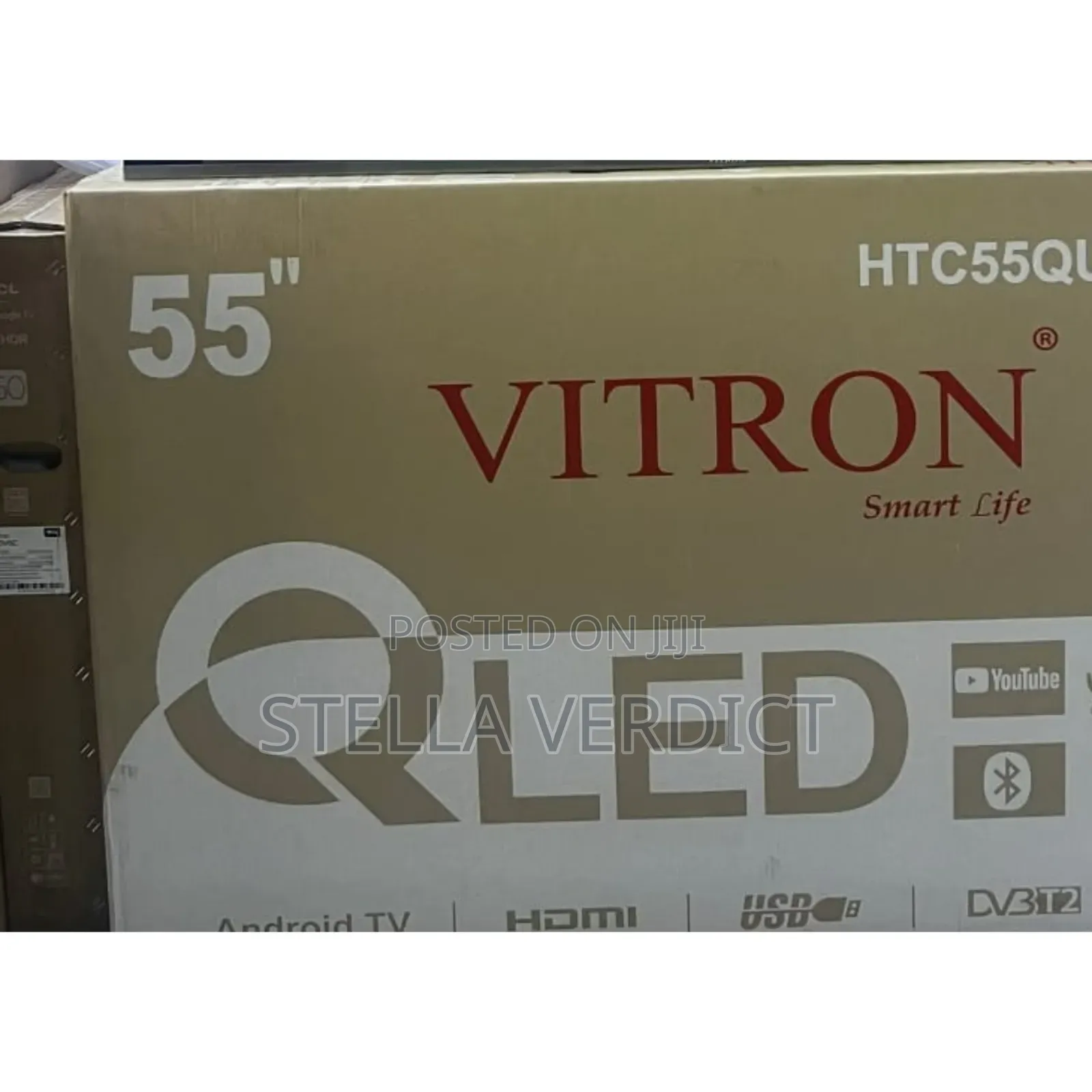 Vitron 55 Inches Smart Android Qled Bt