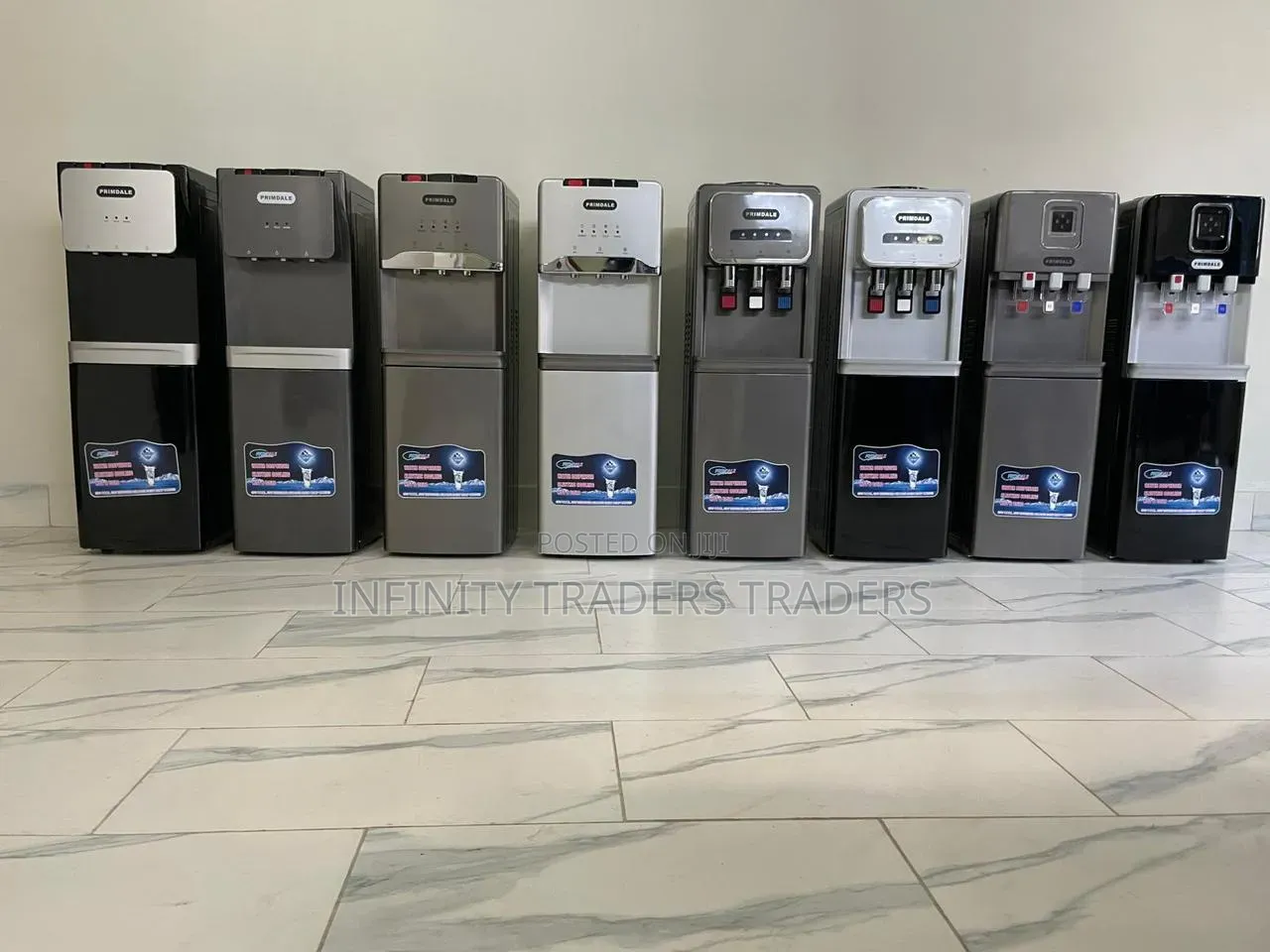 Silver Primdale 3 Taps Hot Normal and Cold Dispenser