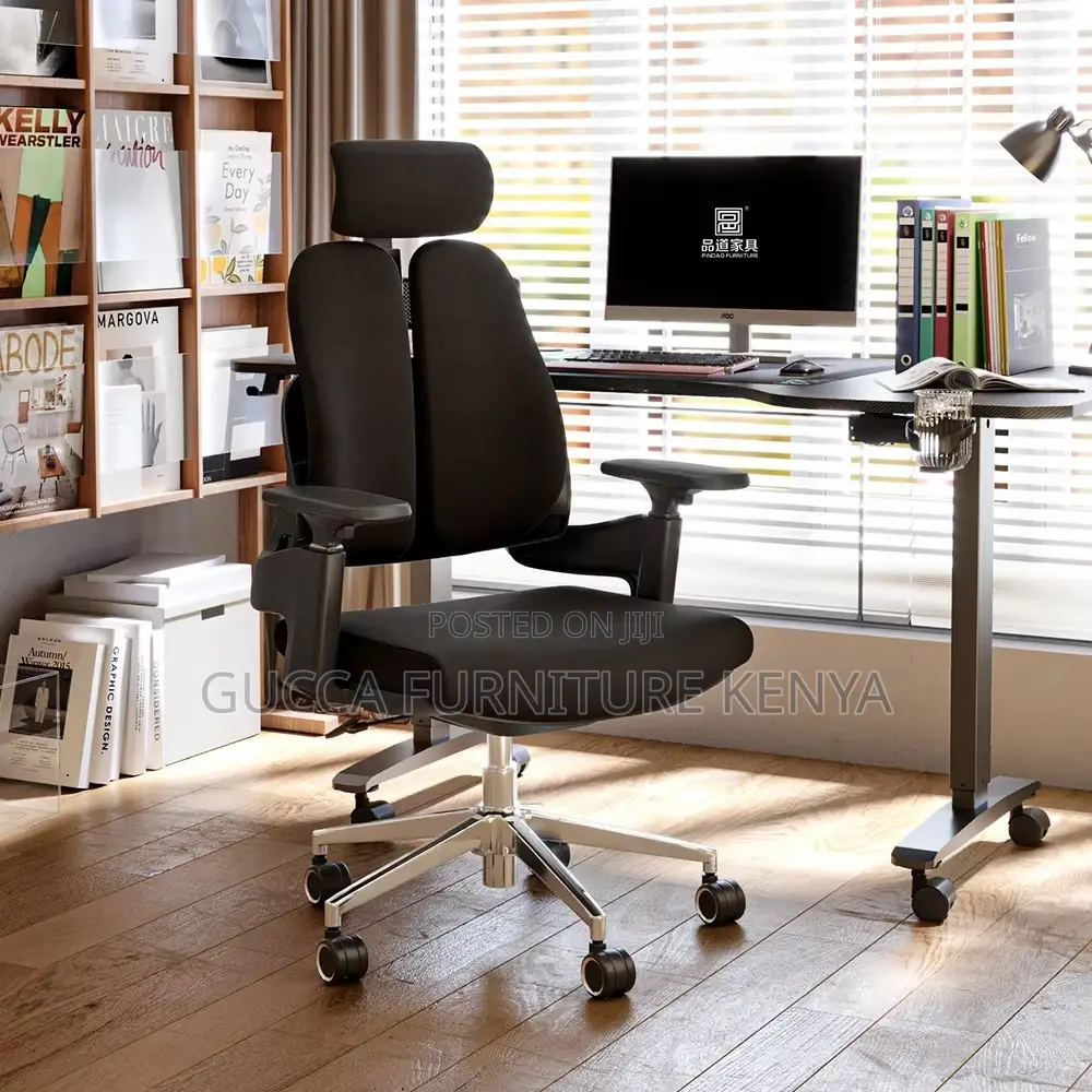 Dual Back Office Ergonomic Seat.