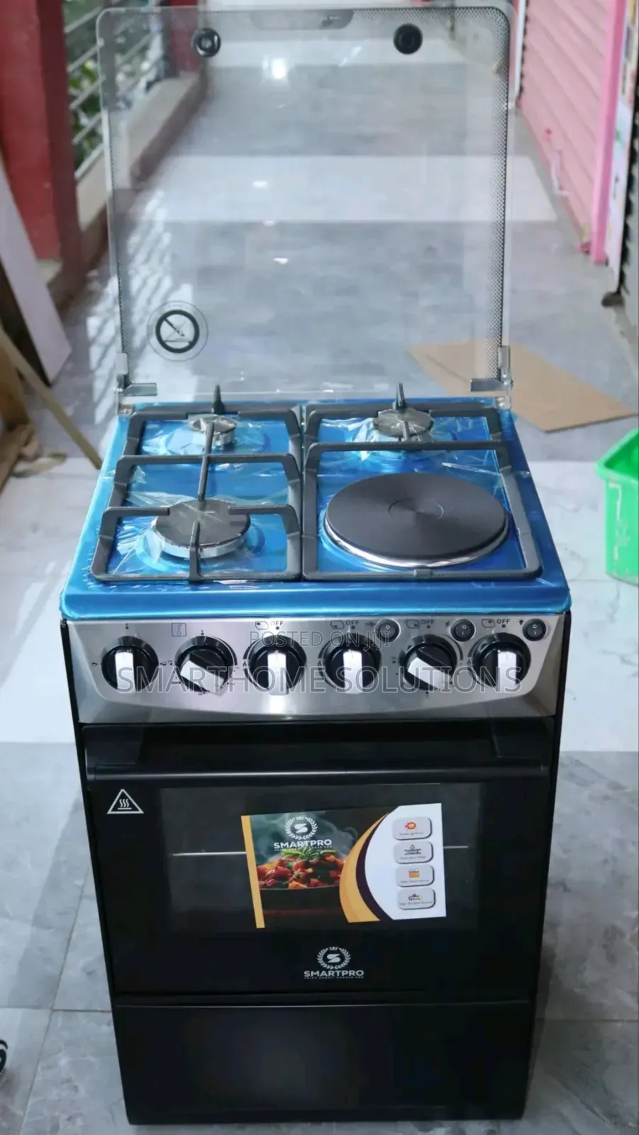 Smart Pro 50×55 3+1 Standing Cooker With Electric Oven
