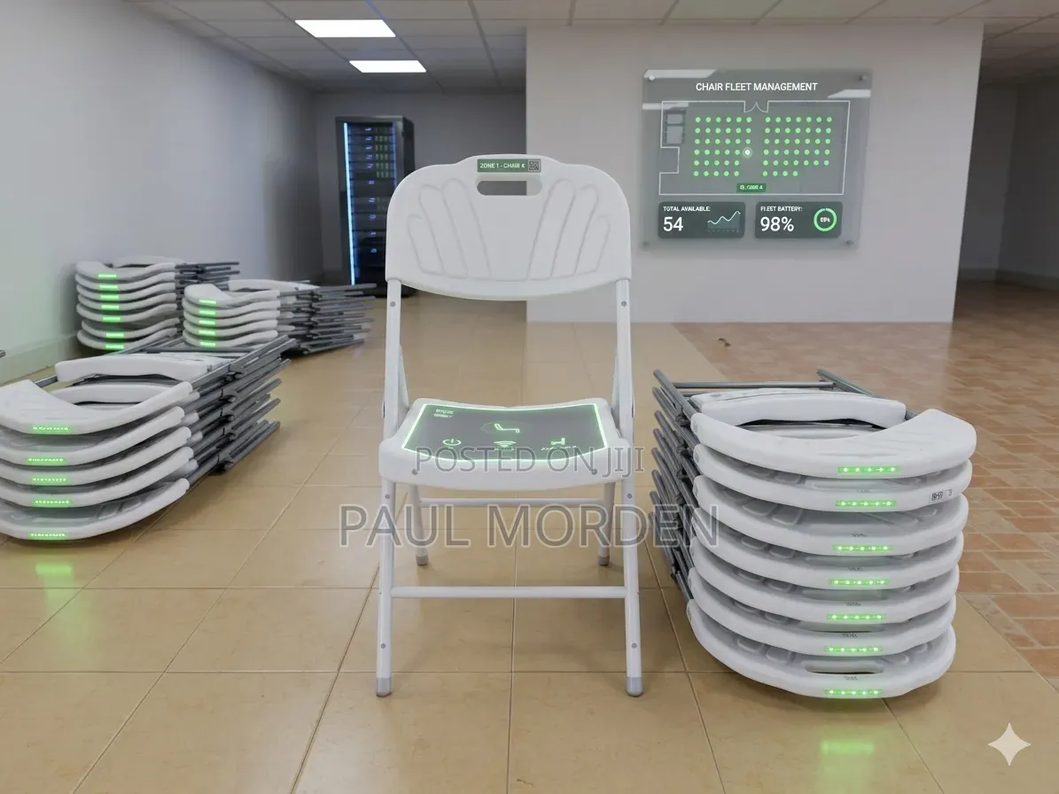 White Foldable Chairs (Plastic)