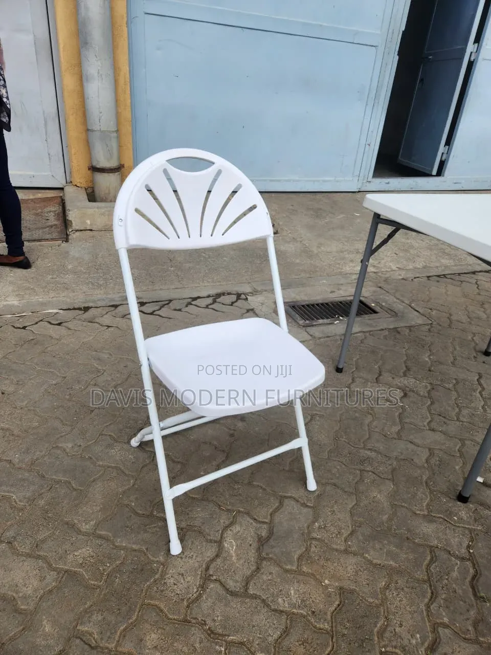 White Plastic Folding Chairs