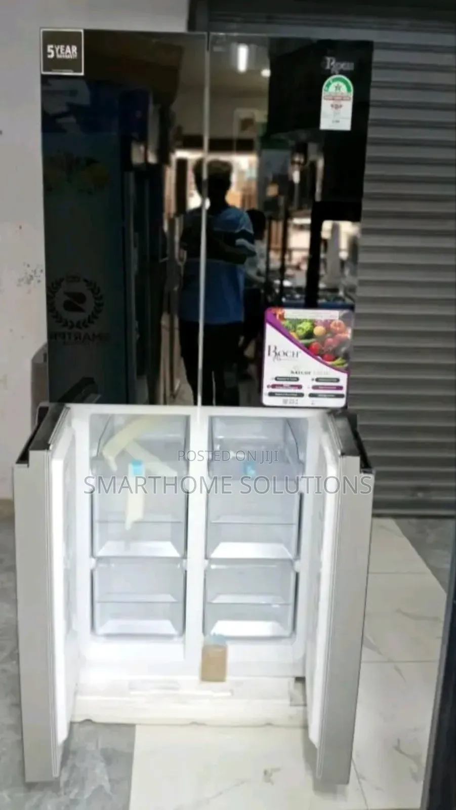 Roch Double Door(Rfr-500d4g-B) Refrigerator