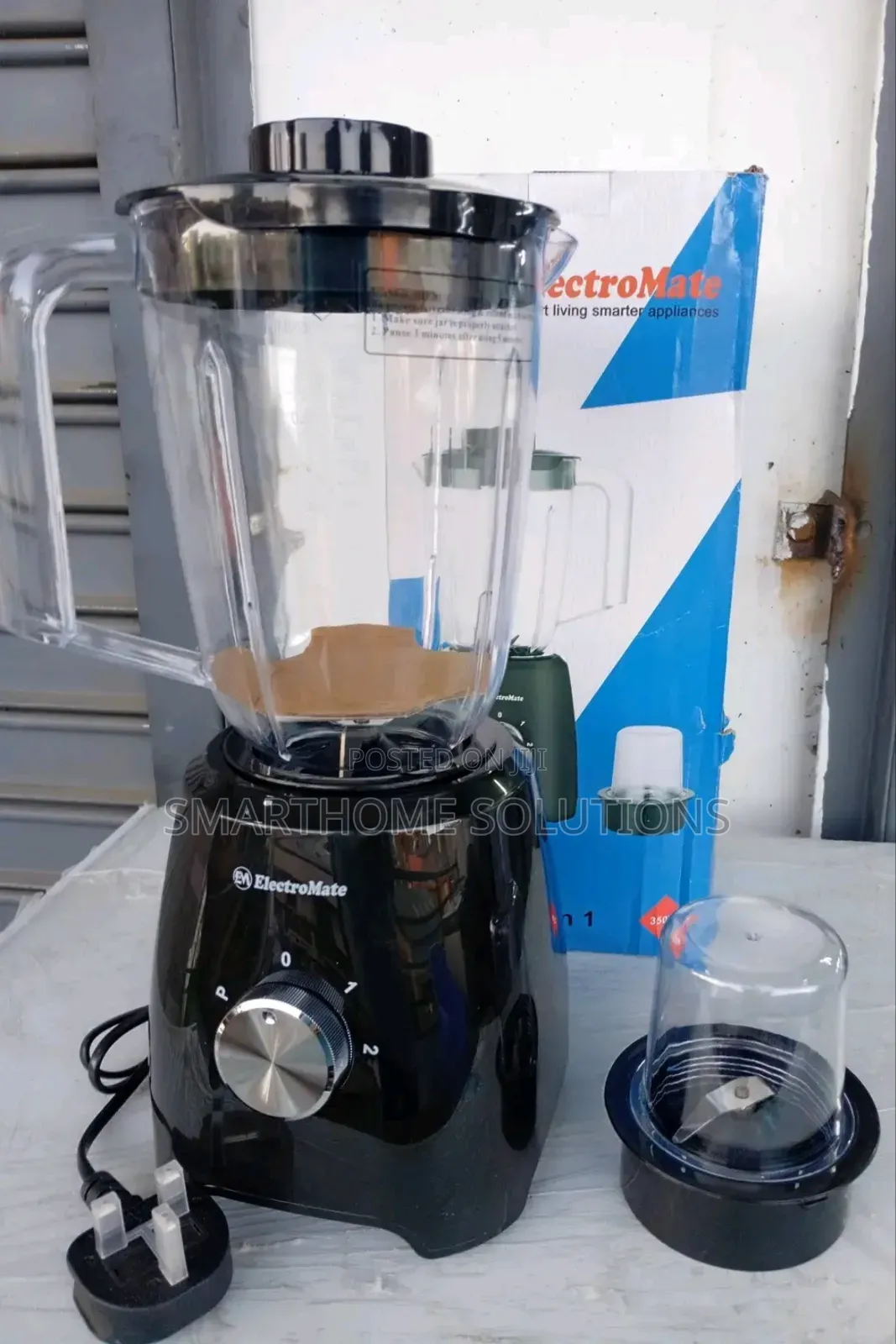 Electromate Powerful 2 in 1 Blender With 1.5l Glass Jar*